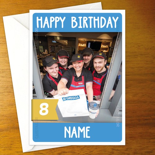 Greggs bakery personalised - bakery,