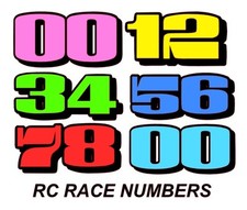  24 x YOUR CHOICE race numbers