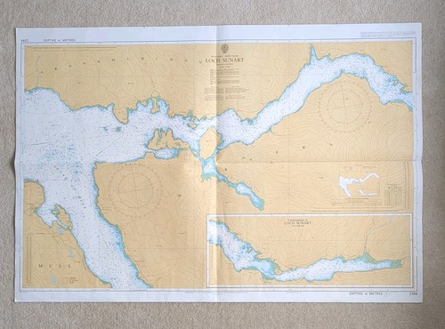 Vintage admiralty chart 2394 - admiralty,