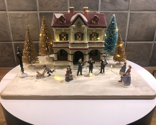 Christmas village hand crafted - village,