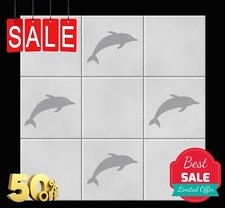 Dolphins Sea Vinyl Wall Tile