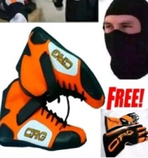 CRG Kart Race Shoes & Matching Gloves