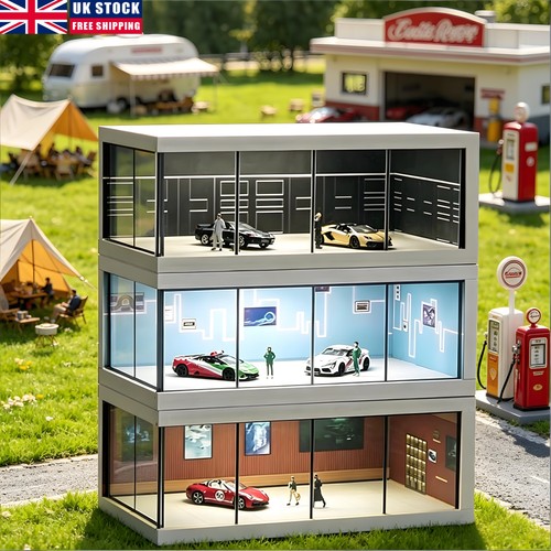 Diorama car garage - 1/64,