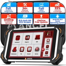 ANCEL DS600 ELITE CANFD OBD2 Diagnostic Car Scanner ECU Coding Bi-Directional