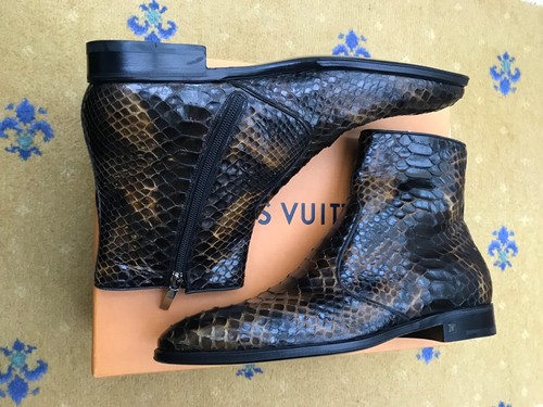 Louis vuitton boots snakeskin - vuitton,