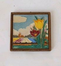 Vintage Delft Ceramic Tile