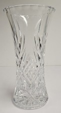 Cristal D'Arque - Darand Masquerade Pattern Clear Cut Glass Flower Vase