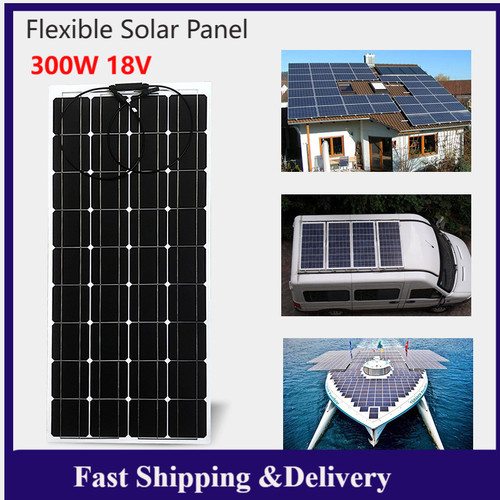 18v 300w flexible solar panel - 18v,