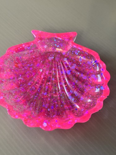 Hot pink glitter shell - pink,