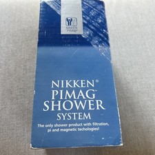 Nikken PiMag Shower System Advanced Water Filtration Wall Mount Head 1339, NEW