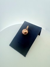 Antique 9ct Gold Masonic Globe Fob Drop Pendant Skull Crossbones L&G LTD