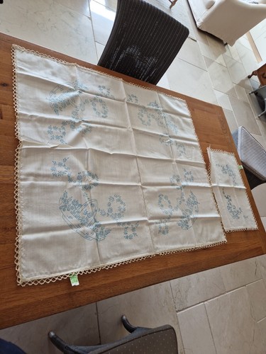 Vintage irish linen - table, coth