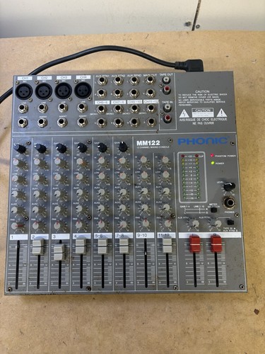 Phonic mixing desk mm122 - phonic,