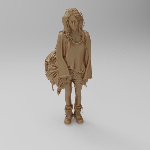 Smf9037 homeless girl - homeless,