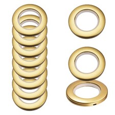 10 Curtain Eyelet Rings Clip Grommet Blinds Drapery Self Sealing 42mm Round Ring