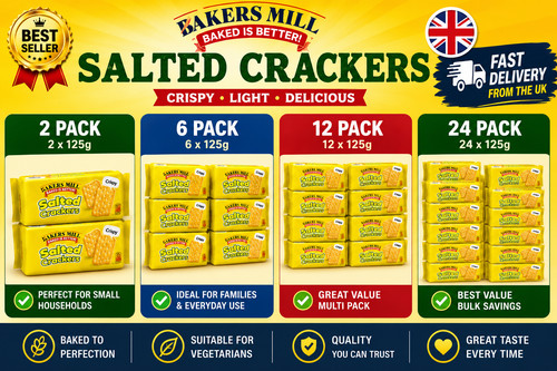 Bakersmill salted cracker - bakersmill,