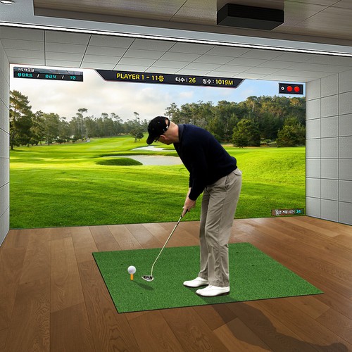 152x117cm golf hitting mat - golf,