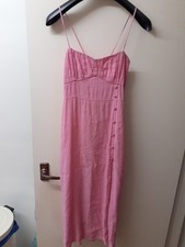 ZARA Pink Strappy Dress Size S