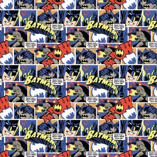 Fat quarter batman comic - quarter,