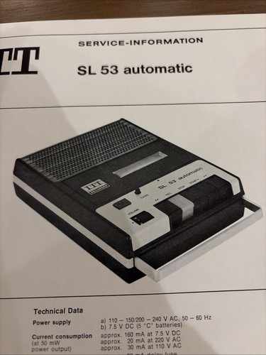 Cassette recorder - sl,