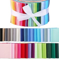 40 Pieces Jelly Rolls Fabric Jelly Rolls Fabric Strips for Crafts
