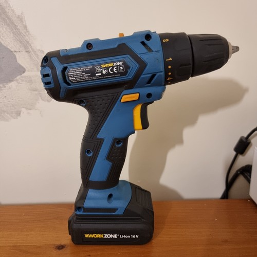 Workzone 16v cordless drill - 16v,