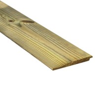 Treated Shiplap Cladding Board – Premium Softwood Redwood Timber – Smooth Planed