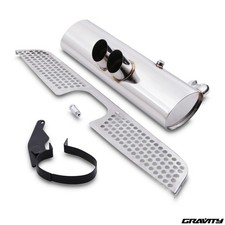 STAINLESS DECAT EXHAUST BACK BOX SILENCER FOR SMART FORTWO 450 0.6 0.7 98-07
