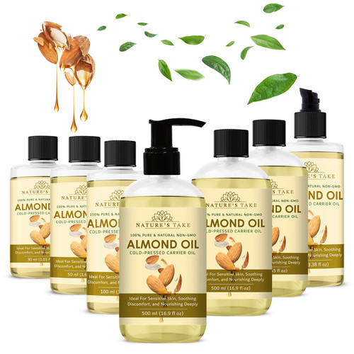 Sweet almond oil organic cold - oil,