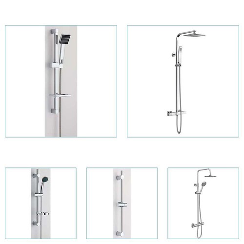 Bathroom shower mixer exposed - mixer,