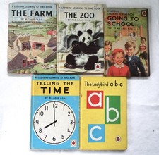 5 VINTAGE LADYBIRD BOOKS- TELL