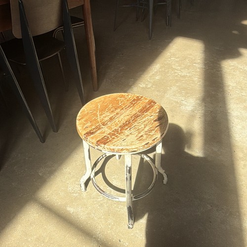 Rustic painted round wooden - rustic,