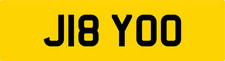 CRANE LORRY JIB THEME NUMBER PLATE J18 YOO - HOOK GRAB LOADER HEAVY HIRE LIFT
