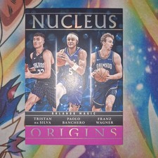 2024-25 Panini Origins Tristan Da Silva / Banker / Wagner Nucleus Pink #12 04/99