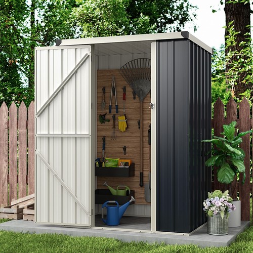 Outdoor lockable bicycle shed - lockable,