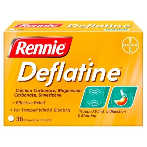 Rennie deflatine tablets 36 - 18,