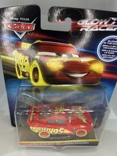 Disney Pixar Cars Glow Racers Lightning McQueen 1:55 Diecast – Brand New