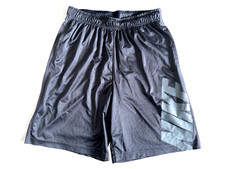 ✅—Nike Shiny Basketball Gym Shorts Dazzle Grey Chav Scally Silky Nylon TN Y2K