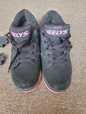 Black And Pink Heelys  UK Size