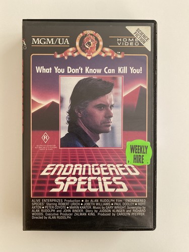 Endangered species vhs cel - endangered,
