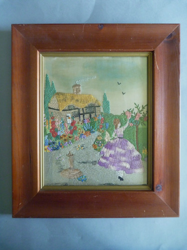 Vintage crinoline lady - crinoline,