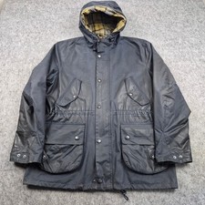 Barbour Jacket Mens Large Blue