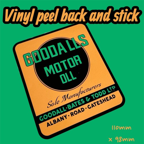 Goodalls motor oil vintage jug - motor,