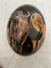 Decoupage Decorated Ostrich