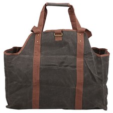 HighCapacity Waterproof Waxed Firewood Log Carrier Logging Tote Bag Fireplace