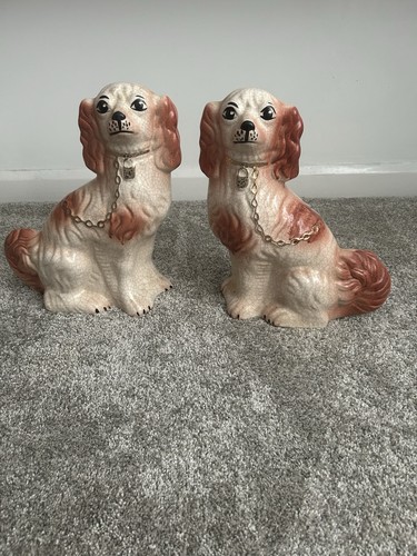 Pair large antique - of,