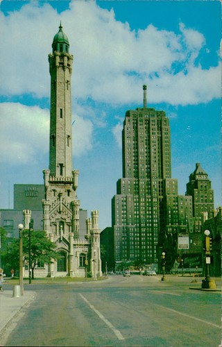 Dexter press postcard chicago - press,