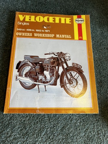 Haynes manual 186 - manual, velocette
