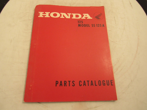 1967 1969 honda ss125a genuine - honda,