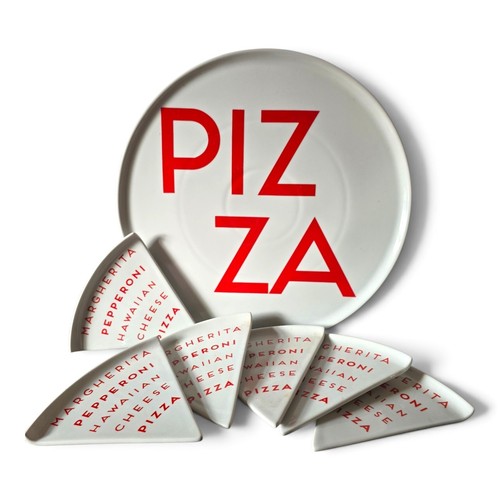 Ceramic pizza plate set - ceramic,